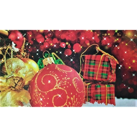 Custom Printed Rugs DM 75 Ornaments Non Slip Indoor Door Mat 27 x 18 in DM  75